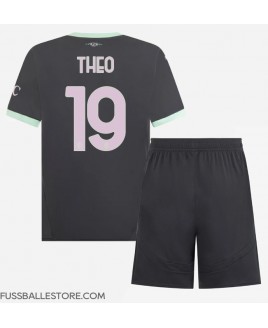 Günstige AC Milan Theo Hernandez #19 3rd trikot Kinder 2024-25 Kurzarm (+ Kurze Hosen)